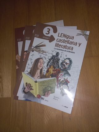 Libros de lengua castellana 3 de la ESO