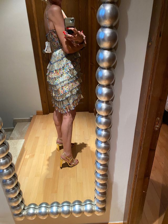 Vestido corto Zara Talla L