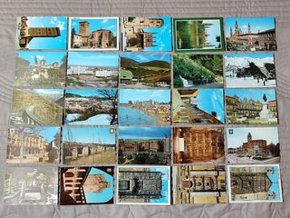 LOTAZO 352 postales variadas, ciudades y religioso
