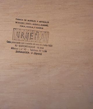 CÓMODA VINTAGE AÑOS 70 RATÁN Y BAMBÚ