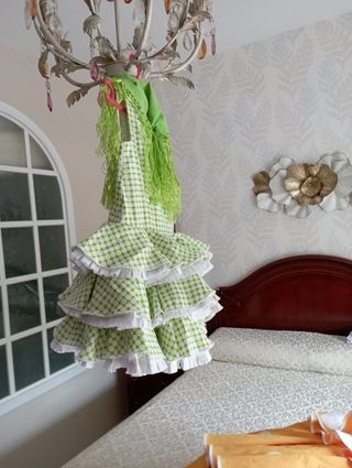 vestido de flamenca niña.