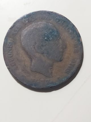 10 centimos alfonso 12 1877