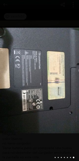 Packard bell - Blanco 15.6