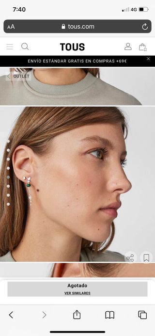 Pendientes TOUS NUEVOS