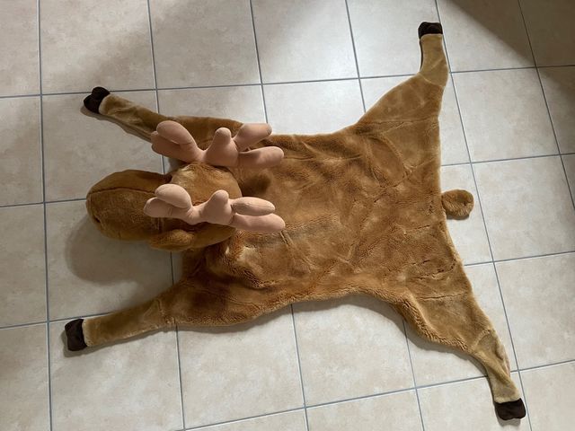 Tappeto peluche renna Ikea