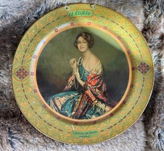 Bandejas de publicidad antigua