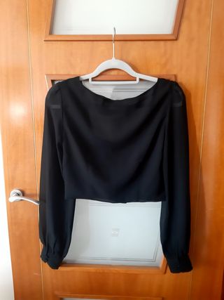 Blusa negra H&M