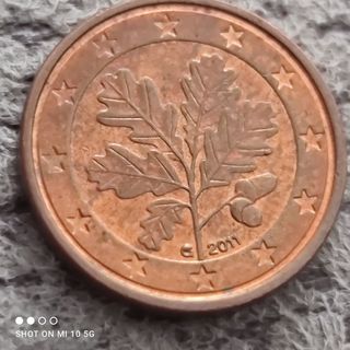moneda de 1centimo de Alemania G 2011