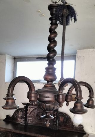 lámpara S. XIX antigua