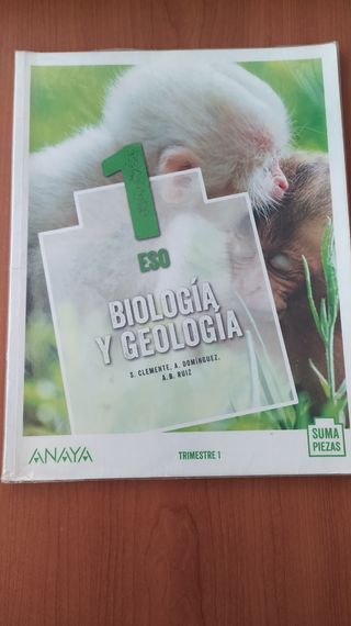 Libro biología y geología 1 ESO
