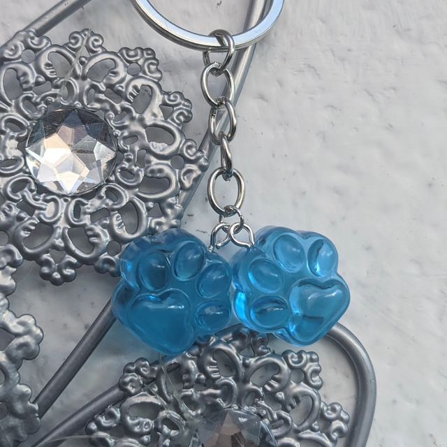 Llavero huellas perrito 