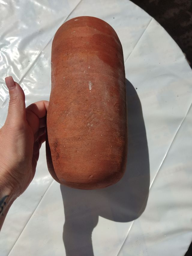 Asador de pollos de barro