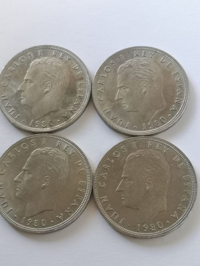 4 monedas 100 pts 1980 *80