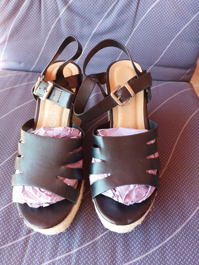 sandalias de esparto