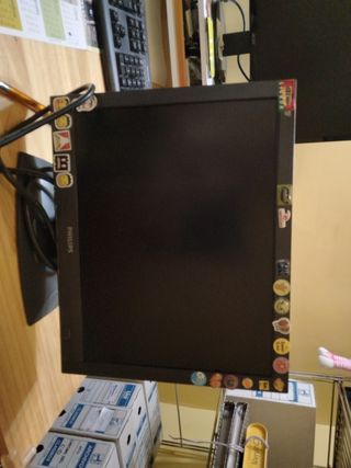 Pantalla ordenador, plana