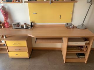 Dormitorio juvenil de roble y haya