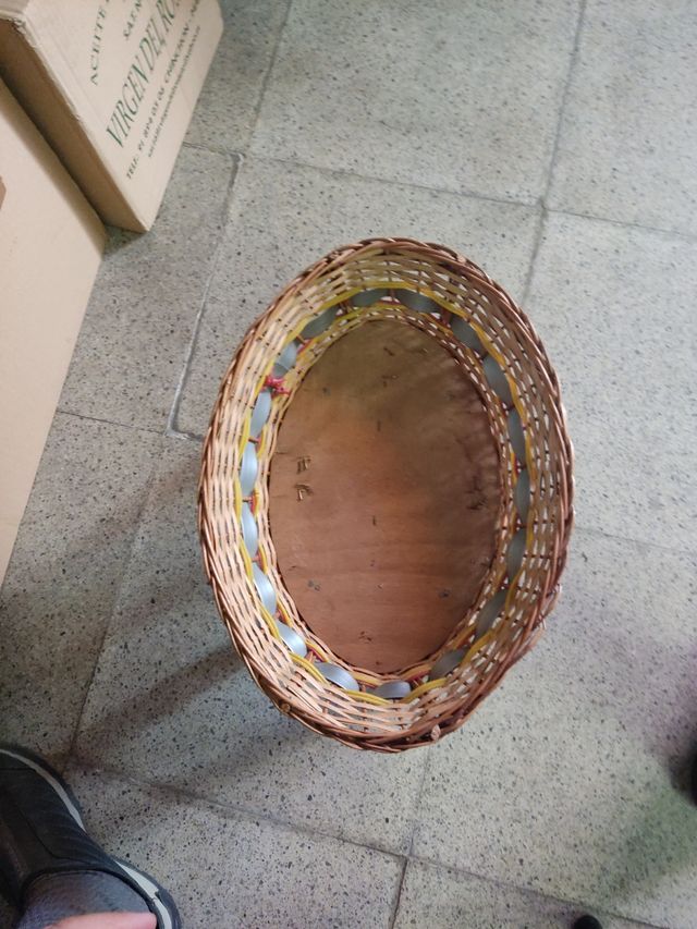 Cesto de mimbre