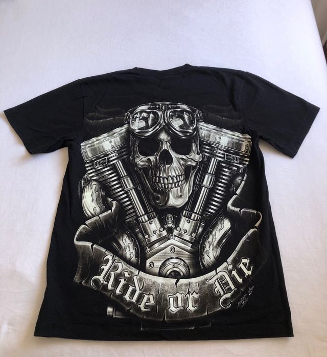 BLACK FRIDAY! Camiseta gótica rockera RIDE OR DIE