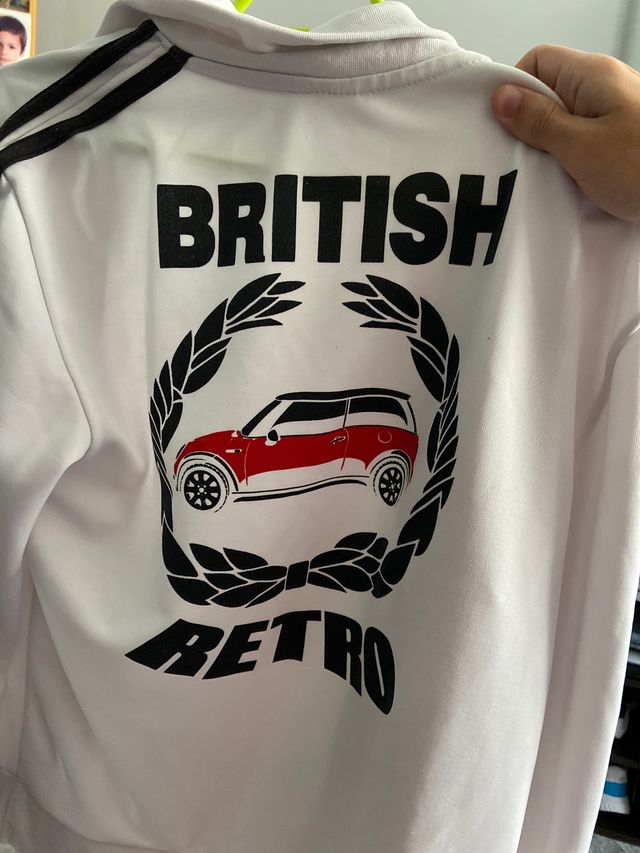 Sudadera british retro TALLA S.