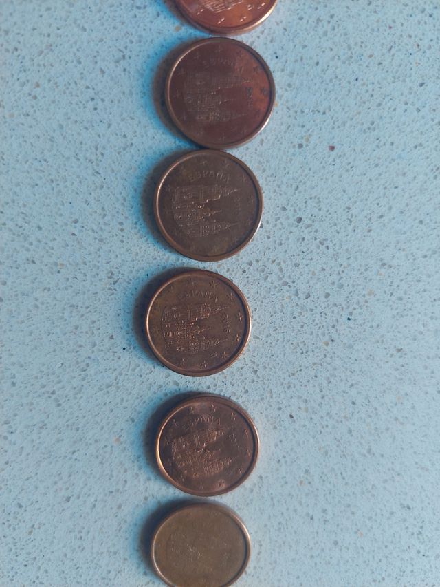 monedas 1 centimo españa 1999 a 2022
