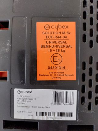 Silla Coche bebe Cibex