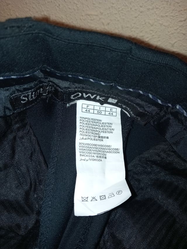 vendo traje caballero negro