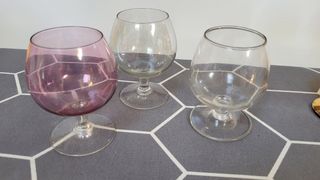 Juego de 4 copas vintage de coñac + regalo otras