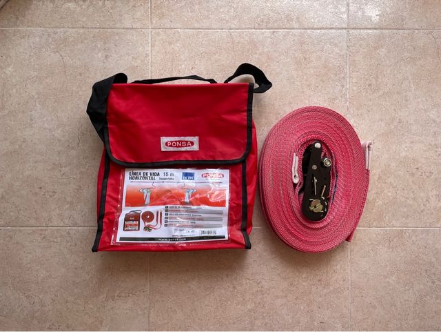 Línea de vida horizontal 15 m Ponsa