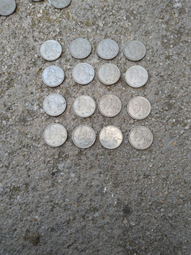 venta de monedas 250 euros cada una