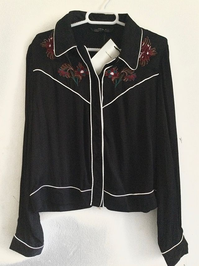 ZARA COLLECTION DISEÑO "THE WESTERN PYJAMA SHIRT"