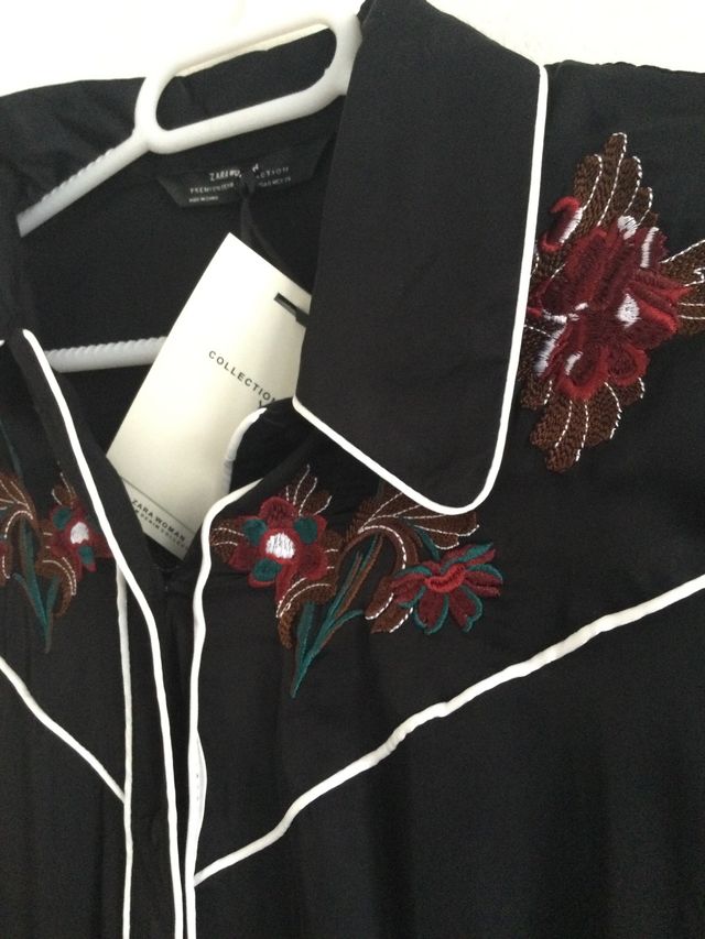 ZARA COLLECTION DISEÑO "THE WESTERN PYJAMA SHIRT"