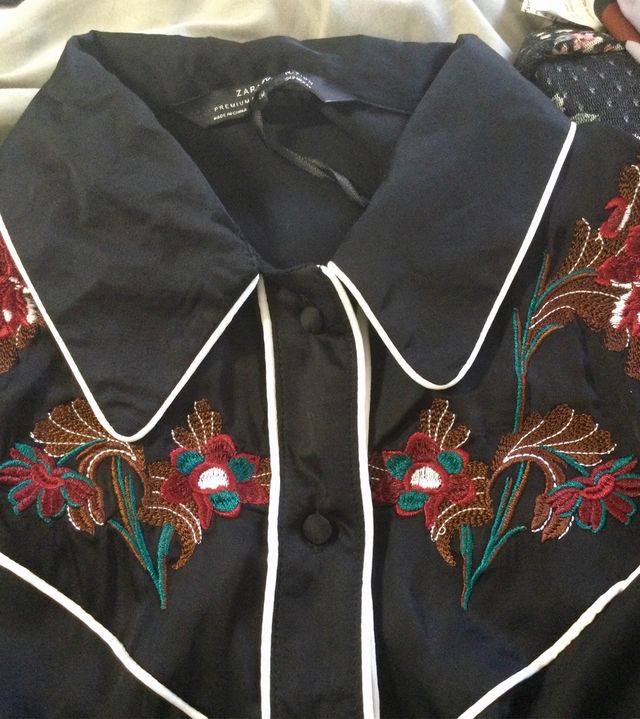 ZARA COLLECTION DISEÑO "THE WESTERN PYJAMA SHIRT"