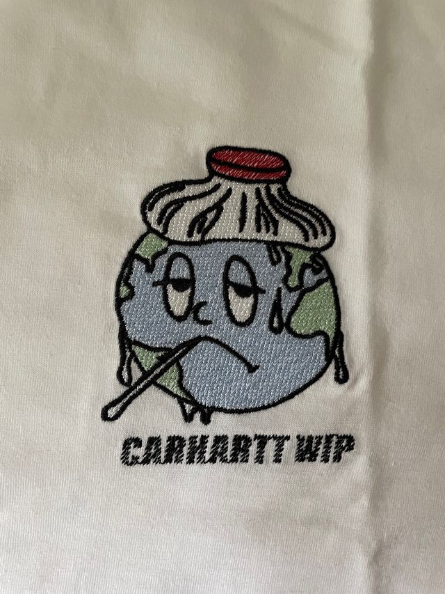 T-shirt Carhartt WIP "ill world" bianca