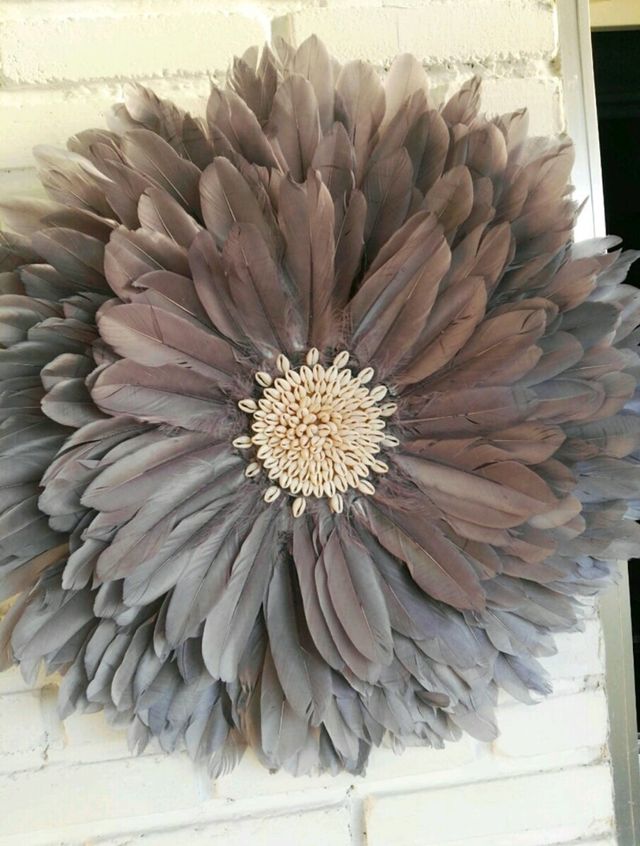 Jujuhat boho decoración plumas