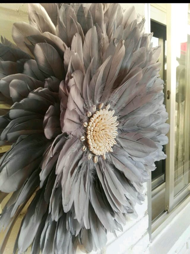 Jujuhat boho decoración plumas