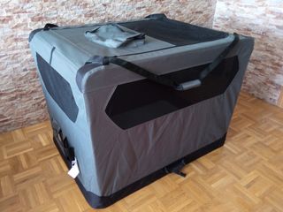 Caseta plegable y portátil para mascotas grandes n
