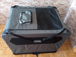 Caseta plegable y portátil para mascotas grandes n