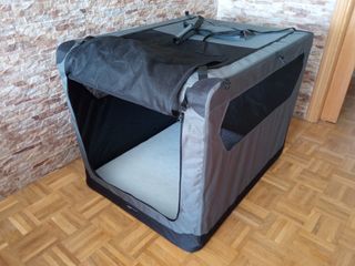 Caseta plegable y portátil para mascotas grandes n