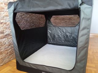 Caseta plegable y portátil para mascotas grandes n