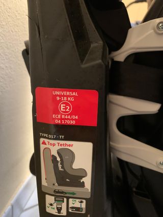 Seggiolino auto isofix 9/18 kg