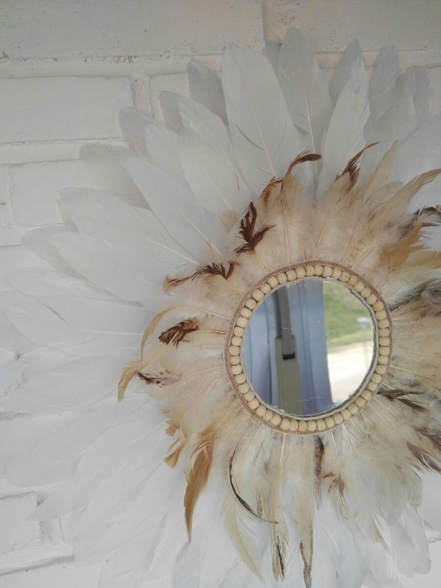 Espejo plumas jujuhat bohemia
