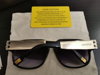Louis Vuitton Gafas de Sol Negras y Doradas