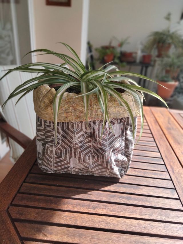 Cubremacetas de tela . Ideas para regalar