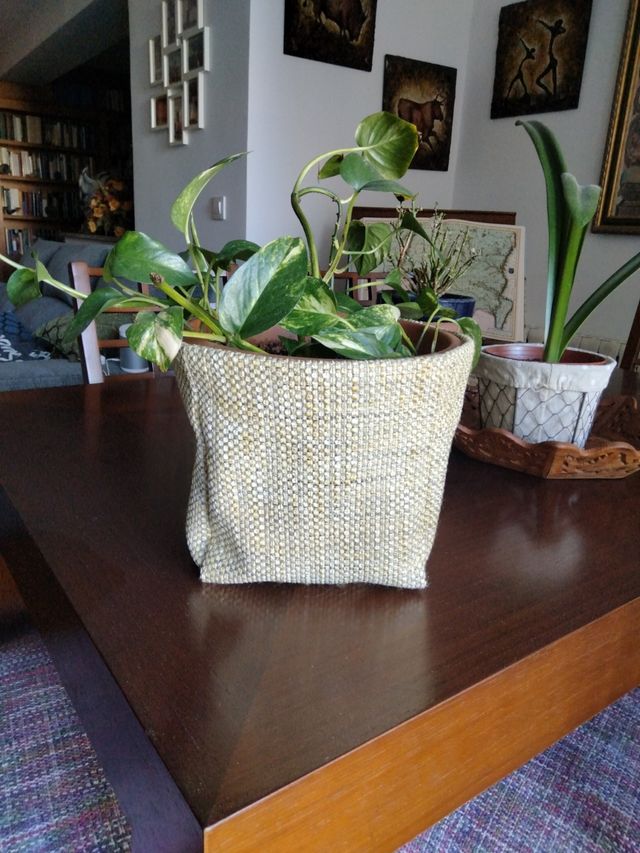 Cubremacetas de tela . Ideas para regalar