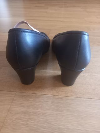Zapatos flamenco niña negro