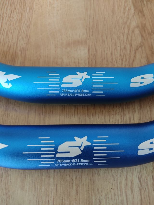 Manillar Spank Spoon 31.8x785mm. Nuevos