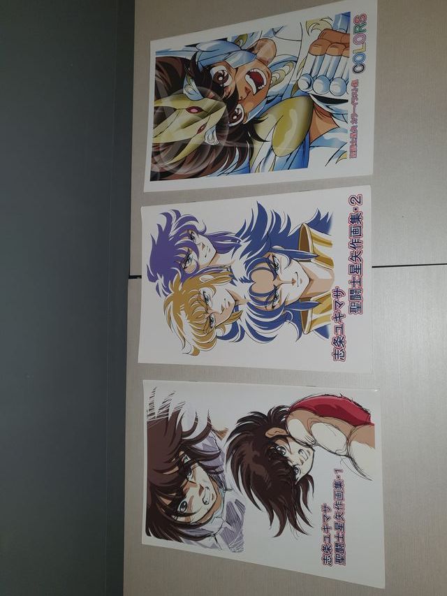 Saint Seiya Artbook Ilustraciones Colors 1 y 2