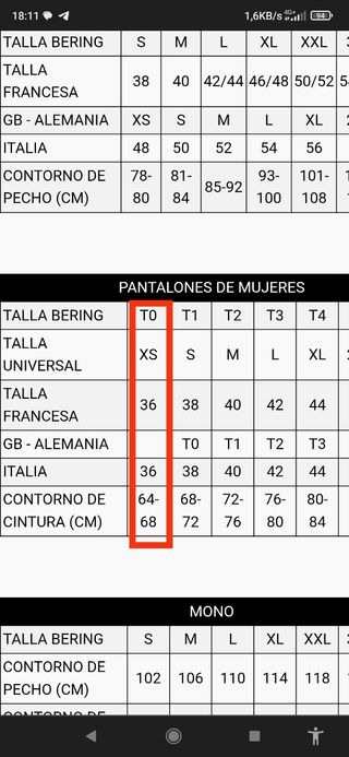 Pantalon cordura Bering mujer