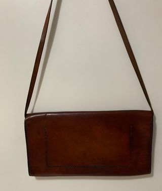 Cartera vintage de cuero.