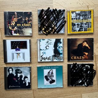 CDs varios artistas españoles a 2€ cada uno